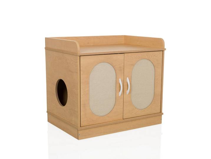 Mid.you Tierhaus, Beigebraun, 75x67x53 cm, Freizeit & Co, Tierbedarf, Tierzubehör