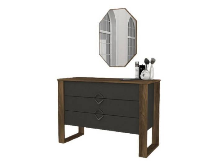 Xlmoebel Kommode Elegantes Möbelset mit Spiegelschrank und modernem Design (Möbelset mit Spiegelschrank, 2 St., Kommode), Hergestellt in Europa