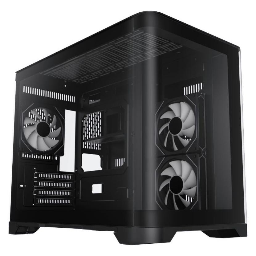 GameMax | Case | HYPE-M BK | ATX (ATX, mATX, Mini-ITX) (HYPE-M BK)