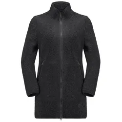 Jack Wolfskin Damen High Curl Fleecemantel - XS - black