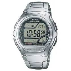 Casio WV-58RD-1AEF Collection Digital Herren-Funkuhr mit Stahlband