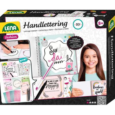 Kreativset LENA "Handlettering-Set", bunt, Kreativsets, Kinder, Kunststoff