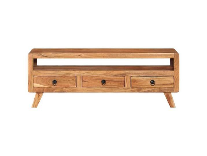 Meuble TV Table TV - 110x30x40 cm - Bois d'acacia massif LL123762