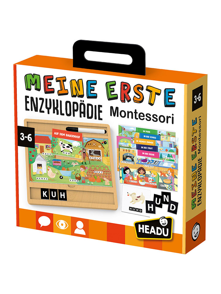 Headu Lernspiel "Meine erste Enzyklopädie Montessori" - ab 3 Jahren - onesize