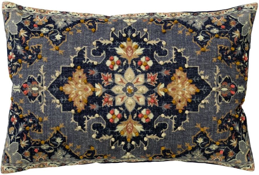Hoii Coussin Bleu 40x60 cm Bleu 40x18x60cm