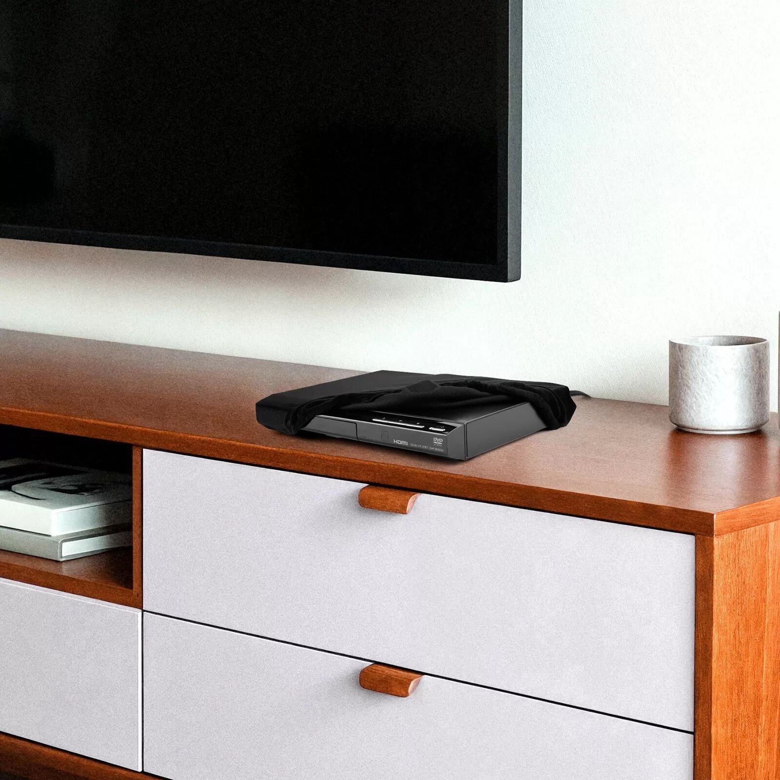 INF Schutzhülle kompatibel mit Sony DVD Player DVP-SR510H - Weicher Plüsch, passgenau