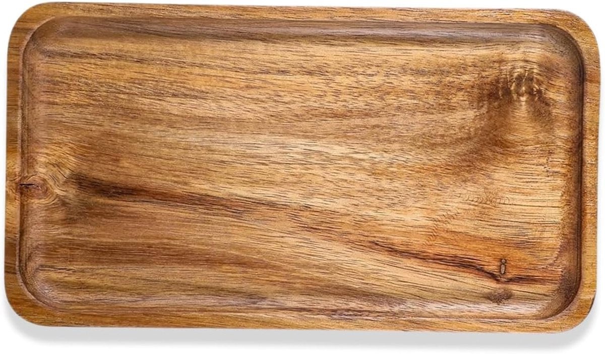 Houten Dienblad Rechthoekig voor Decoratie en Organisatie