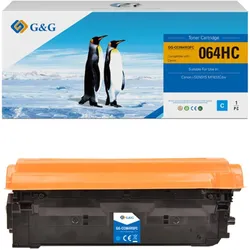 G&G, Toner, kompatibel Toner mit Canon 064 H C, NT-CC064XQFC-RC, cyan, 10500S, high capacity