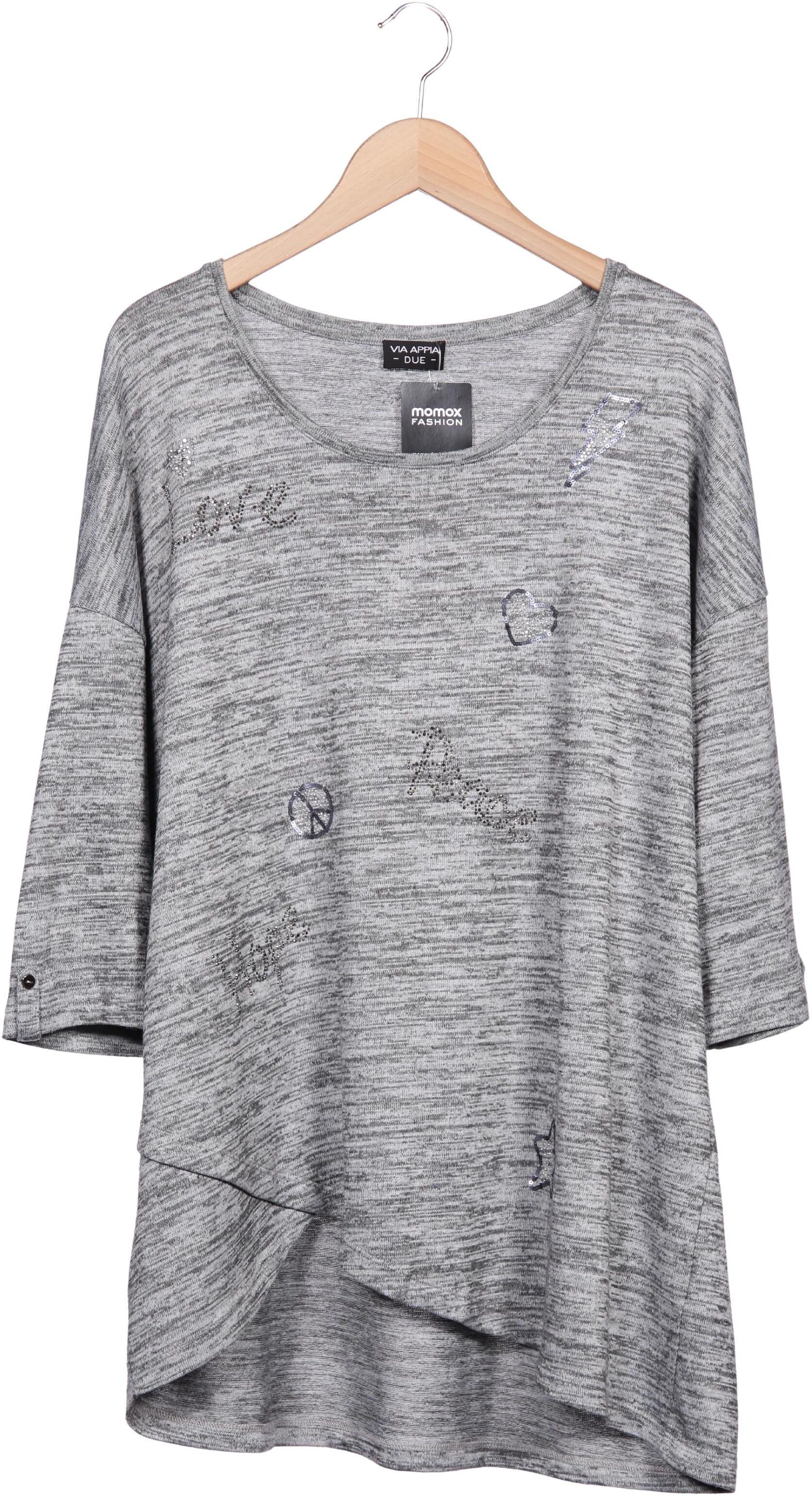 Via Appia DUE Damen Pullover, Grau, Gr. Xxl, kein / Etikett - Second Hand