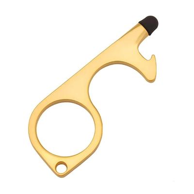 Anti Germ No Touch Key Touchless Hygiene Tool | Perfect Health & Safety Gift Gold