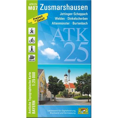 ATK25-M07 Zusmarshausen (Amtliche Topographische Karte 1:25000), Sonstige von , Landesamt für Digitalisierung, Breitband und Vermessung, Bayern,