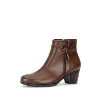 Stiefelette GABOR "Elegante Stiefelette", Damen, Gr. 39, braun, Schuhe Stiefelette