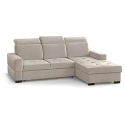 ECKSCHLAFSOFA Alex Mini beige rechts