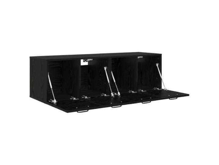 KLGBNCVE Wandschrank 2 STK. 120 x 36,5 x 35 cm Holzwerkstoff Schwebendes Design, quadratische Griffe, Schubladen, vielseitig arrangierbar, moderne Ästhetik