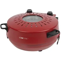 Clatronic PM 3787 Pizzamaker, Tischgrill, Rot