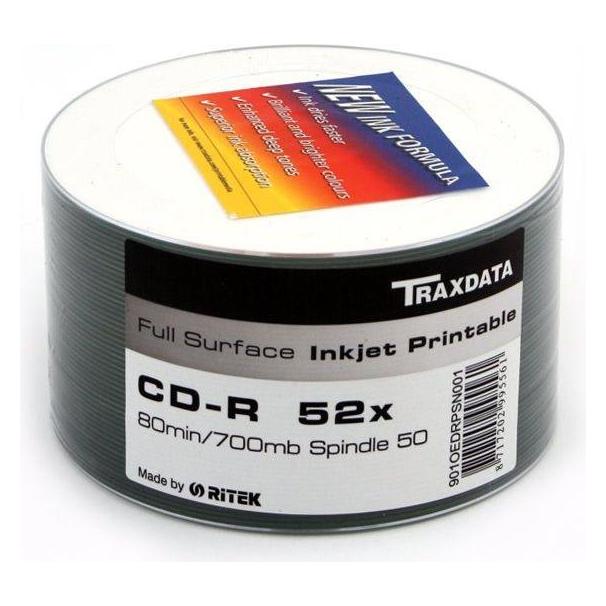 Traxdata CD-R 700 MB 52x50 files (901OEDRPSN001) (901OEDRPSN001)