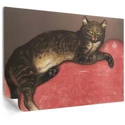 POSTER - 84x59 cm (A1) - Théophile Steinlen - Katze auf dem Kissen