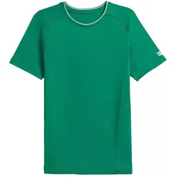 Wilson, Herren, Sportshirt, Team Seamless Crew Courtside Herren Grün (M), Grün