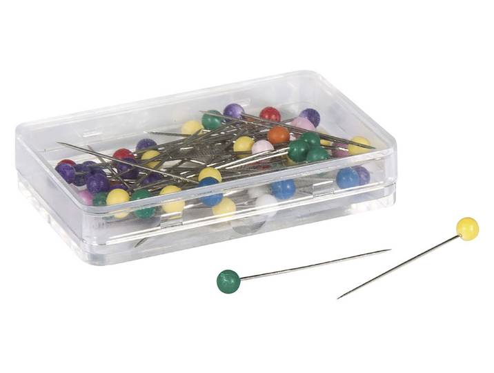 Rayher Stecknadeln mit Plastikkopf 3.1 × 0.06 cm 50 Stück