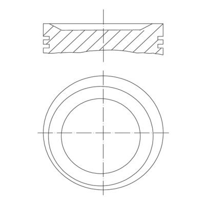 MAHLE Kolben 0117501 für Opel
