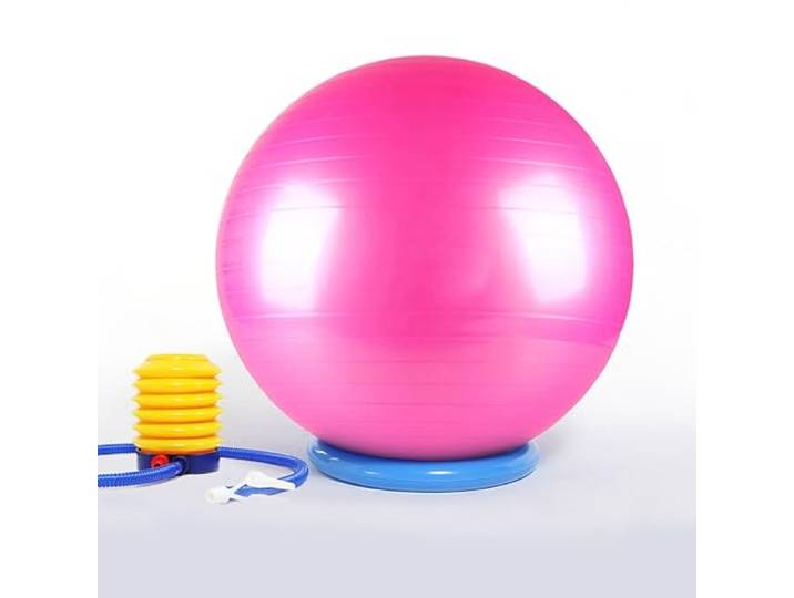 SRNSAEB Yoga Balance Ball Stuhl Aufblasbarer Ergonomischer Sitzball-Stuhl Für Aktives Sitzen
