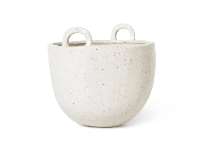 Ferm Living Pot Speckle Ø18.5 cm Blanc cassé