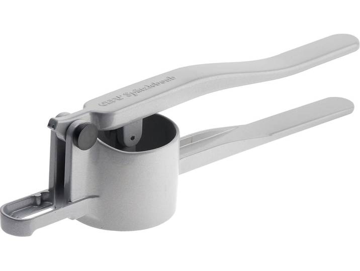 Kartoffelpresse GEFU SPÄTZLEBOUB , silber (silberfarben), B:9cm L:41cm, Aluminiumguss, Küchenpressen, Kartoffelpresse
