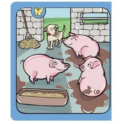 Magisches Lesen - Bauernhoftiere Buch / Sprachversion: CZ / ab 2 Jahren, Kinderbücher