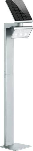 Steinel 671211 Xsolar GL-S Solar-Außenstandleuchte mit Bewegungsmelder LED LED fest eingebaut 1.2W Silber