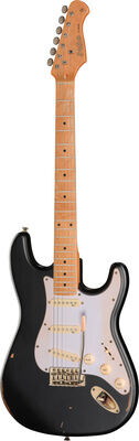 Harley Benton ST-62LA MN BK Schwarz