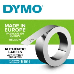 DYMO® Original IND-Prägeband für Rhino M1011, 12mm x 4,80m, Aluminium, nicht haftend