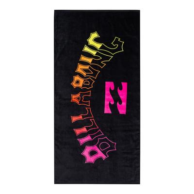 Badeponcho BILLABONG "Arch Wave", Herren, schwarz, Obermaterial:100% Baumwolle., Hausmäntel