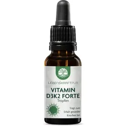 Lebenskraftpur Vitamin D3 K2 Forte Tropfen 20ml