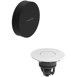 Hansgrohe Fertigset Flexaplus Ablauf- und Überlaufgarnitur Mattschwarz,58187670 58187670