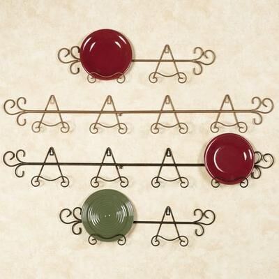 Touch of Class Galla Petite Plate Rack, Two Plate, Antique Bronze