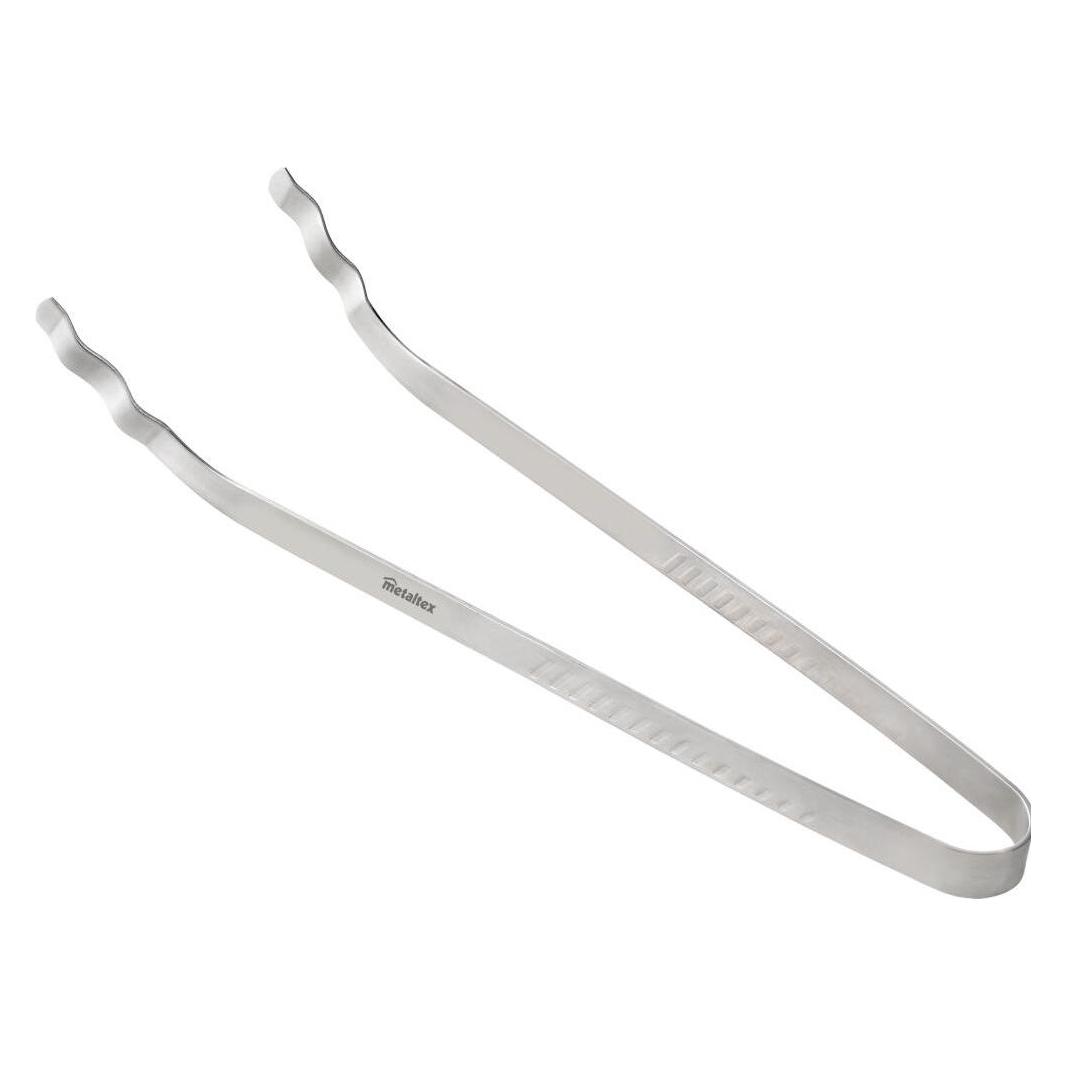 Metaltex Grillzange gebogen 35 cm Edelstahl gebürstet (250937000)