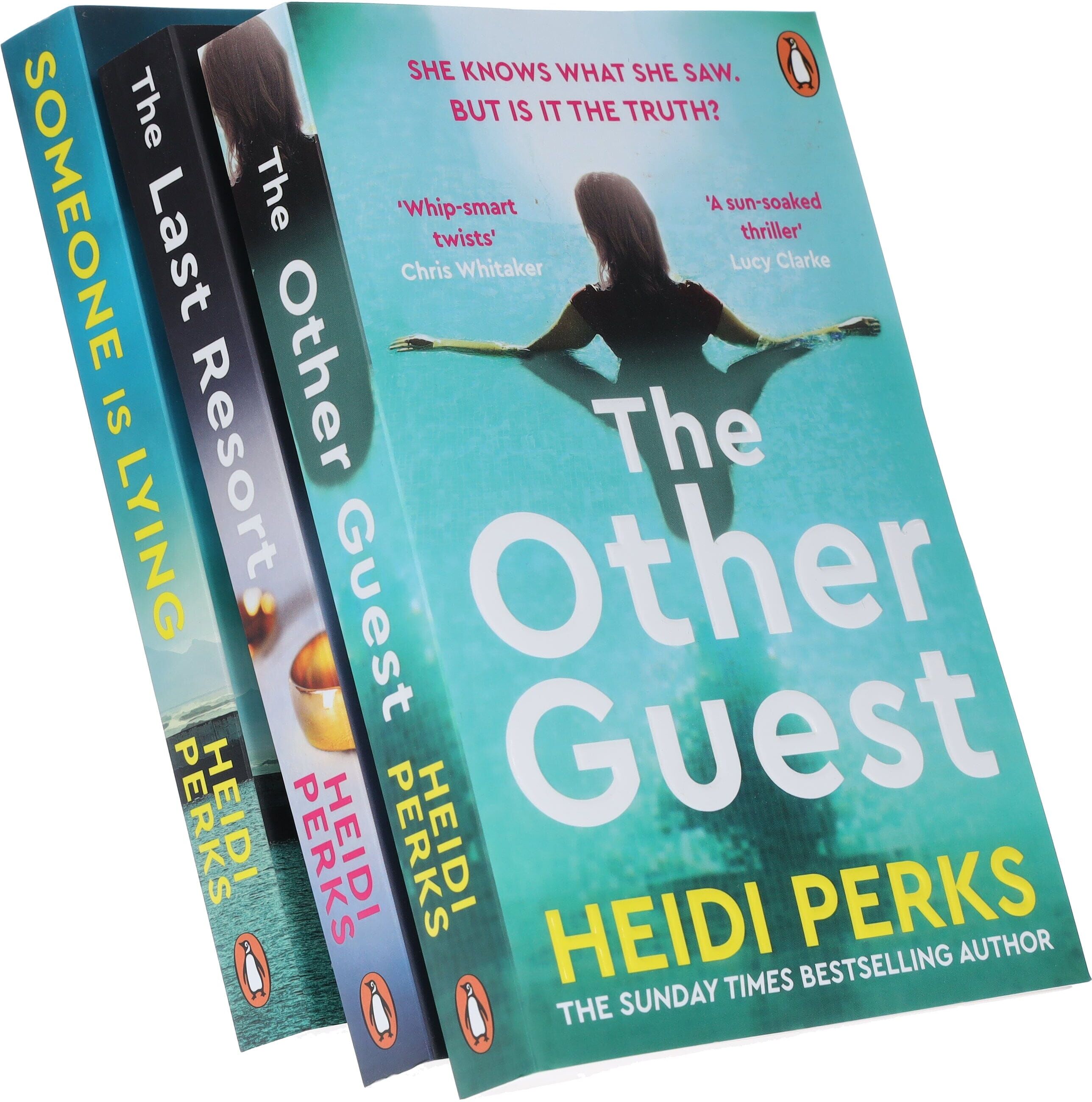 The Other Guest, The Last Resort & Someone Is Lying by Heidi Perks: 3 Books Set - Fiction - Paperback Penguin