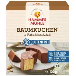 Hammermühle Baumkuchen in Vollmilchschokolade glutenfrei bio (2St)