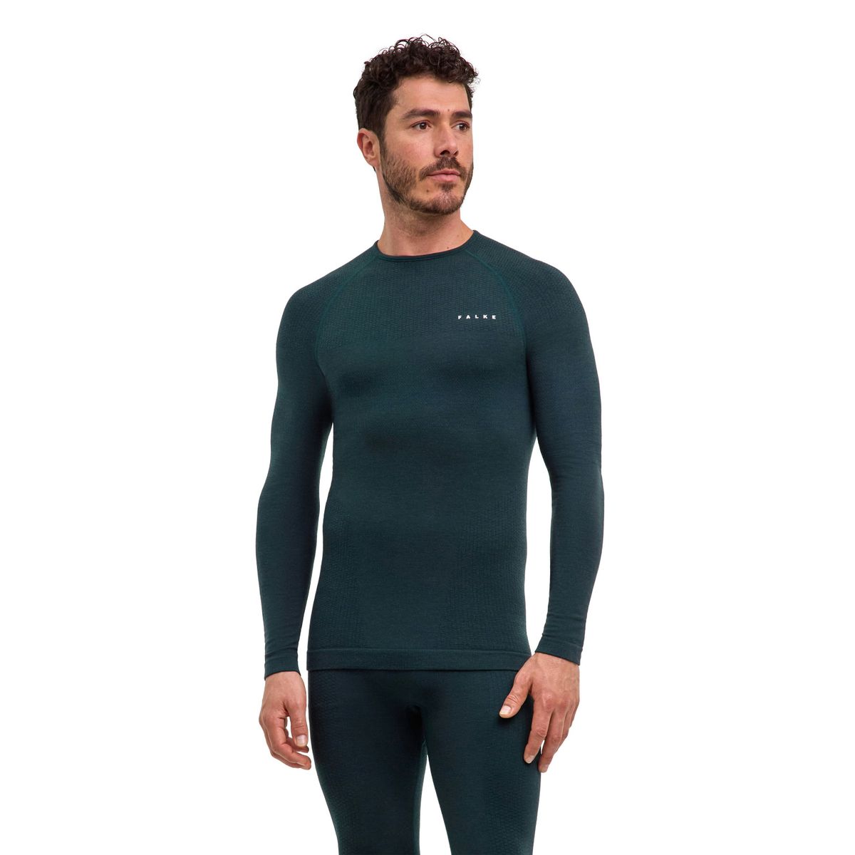 Falke Herren Langarmshirt Wool-tech holly (7385) (7385) L 33489-7385-L