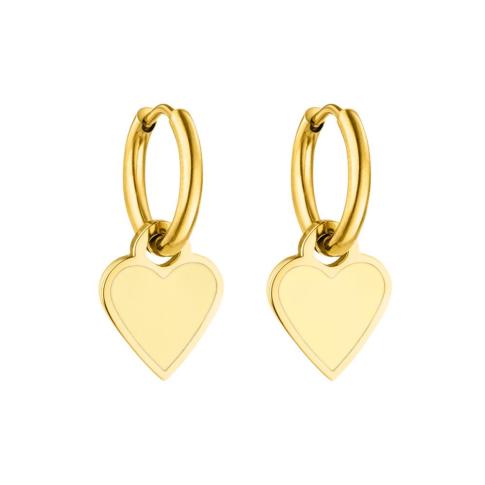 PURELEI Butter Yellow Heart Ohrringe
