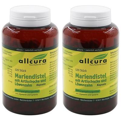 Mariendistel MIT Artischocke und Löwenzahn Kapseln 2x 2x120 St