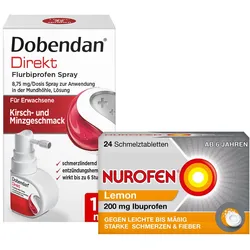 DobendanDirekt Spray+ Nurofen Schmelztab 1 Set