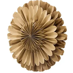 Ebuy24 Järvsön Weihnachtsstern mit Licht Papier Ø60 cm Pendelleuchte braun.