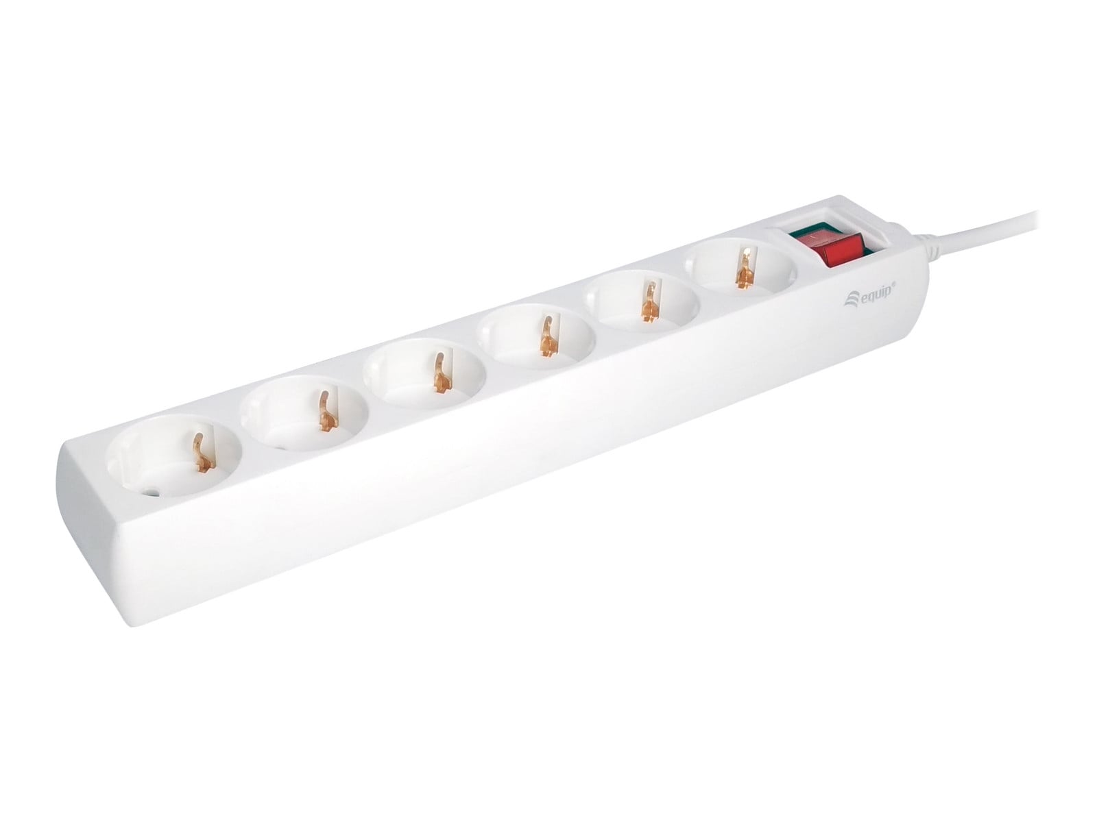 Equip Steckdosenleiste 6-fach Schuko met schakelaar en 1,5m kabel
