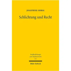 Schlichtung und Recht, Fachbücher von Josephine Odrig