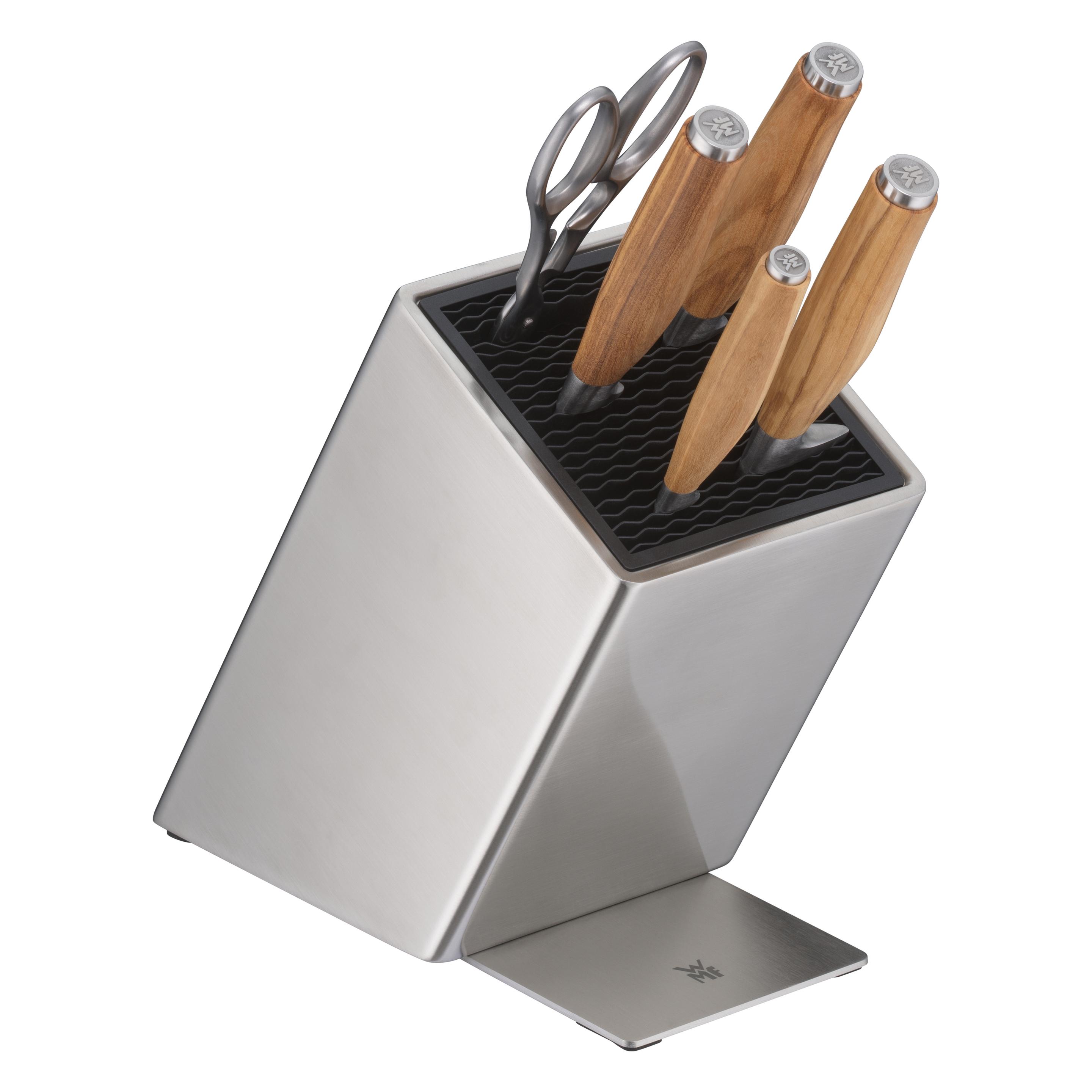 WMF Grand Wood Messer-Set mit FlexTec Messerblock, 6-teilig (3201113275)