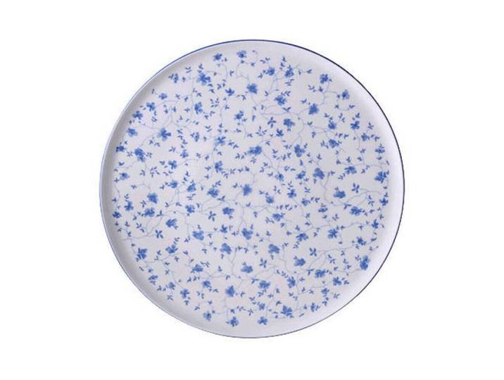ARZBERG Tortenplatte Tortenplatte 32cm Form 1382 Blaublüten, Porzellan, (1-tlg), Tortenplatte, Ø32,3cm, Porzellan, blau