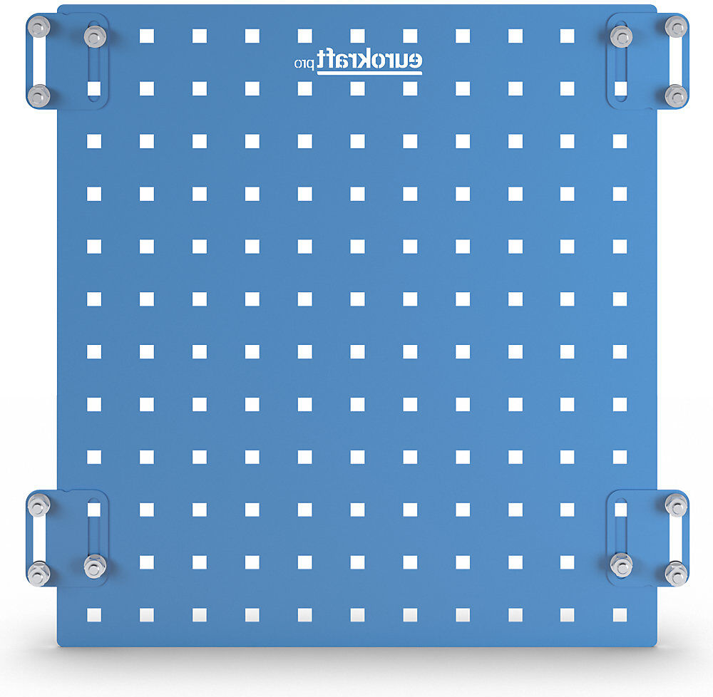 kaiserkraft Lochblech CustomLine, für Montagehilfswagen, lichtblau RAL 5012