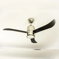 aireRyder Deckenventilator Loft Schwarz 112 cm mit Licht  112
