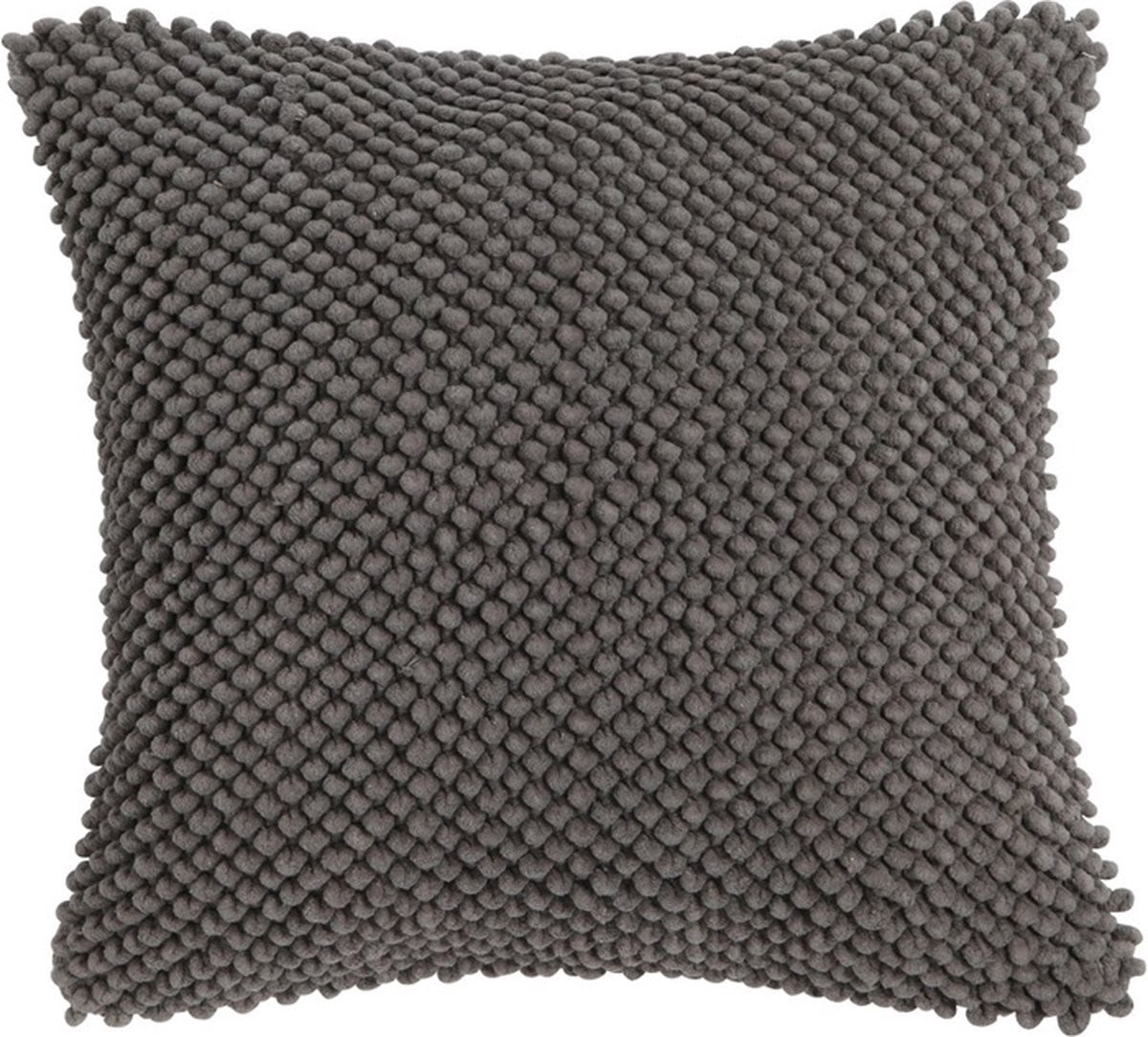 Jumbo Dots Sierkussen Charcoal Grijs 45 x 45 cm
